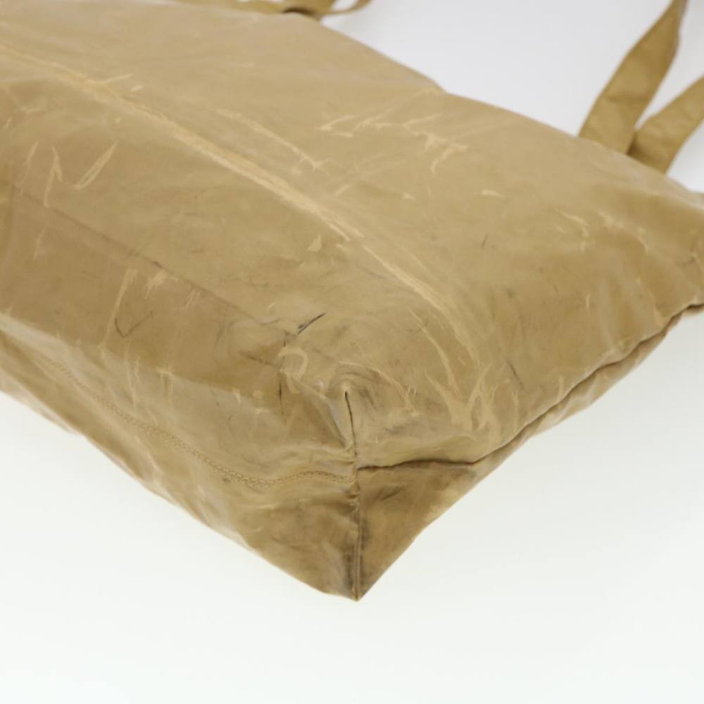 CHANEL Shoulder Bag Enamel Beige CC Auth bs5025 - Picture 16 of 16